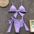 Bikini de damă P383 violet deschis