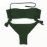 Bikini de damă P417 verde inchis