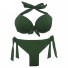 Bikini de damă P426 verde inchis