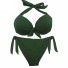 Bikini de damă P427 verde inchis