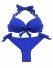 Bikini de damă P492 albastru