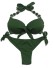 Bikini de damă P492 verde armată