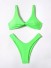 Bikini de damă P553 verde neon