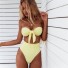 Bikini de damă P562 galben deschis