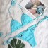 Bikini de damă P630 albastru deschis