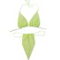 Bikini de damă P632 verde neon