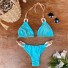 Bikini de damă P654 albastru deschis