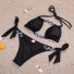 Bikini de damă P663 negru