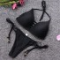 Bikini de damă P669 negru