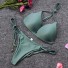 Bikini de damă P669 verde armată