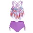 Bikini de damă P771 violet deschis