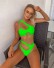 Bikini de damă P830 verde neon