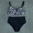 Bikini de damă P894 negru