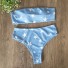 Bikini de damă P922 albastru deschis