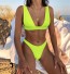 Bikini sexy pentru femei verde neon