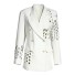 Blazer de dama P1570 alb