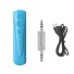 Bluetooth bezdrôtový adaptér pre slúchadlá K2671 modrá