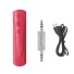 Bluetooth bezdrôtový adaptér pre slúchadlá K2671 tmavo ružová