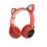 Bluetooth fejhallgató fülekkel K1757 piros