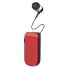 Bluetooth handsfree slúchadlo K2049 červená
