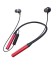 Bluetooth sluchátka za krk K1930 červená