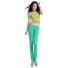 Blugi skinny pentru femei A174 verde