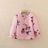 Blumen-Sweatshirt für Mädchen L1850 rosa