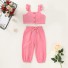 Bluză pentru fete și pantaloni L1220 roz