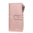 Bőr női pénztárca M129 rózsaszín