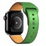 Bőr szíj Apple Watch 42mm / 44mm / 45mm T861-hez zöld