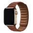 Bőr szíj Apple Watchhoz 38mm / 40mm / 41mm sötétbarna