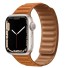 Bőr szíj Apple Watchhoz 42mm / 44mm / 45mm világos barna