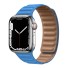 Bőr szíj Apple Watchhoz 42mm / 44mm / 45mm világoskék