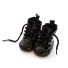 Boty na tkaničky pro panenku A411 černá