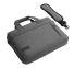 Brašna na notebook přes rameno pro Macbook Air, Pro, HP, Huawei, Asus, Dell 17 palců, 49 x 36,5 x 8 cm šedá