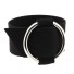 Breites Damenarmband H423 schwarz