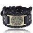 Breites Herren-Lederarmband H207 11