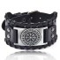 Breites Herren-Lederarmband H207 4