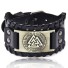 Breites Herren-Lederarmband H207 8