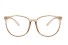 Brille mit Blaulichtfilter T1423 beige