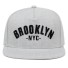 Brooklyn-Snapback für Herren grau