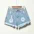 Brunela Damen-Jeansshorts hellblau