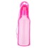 Butelka podróżna dla psów - 250 ml różowy