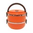 C160 Doppeldecker-Lunchbox orange