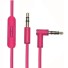 Cablu audio cu microfon pentru căști Beats roz închis