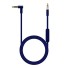 Cablu audio cu unghi jack de 3,5 mm M / M albastru