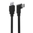 Cablu de conexiune înclinat USB 3.0 la USB-C 3.1 M / M 5 m negru