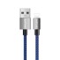 Cablu de date pentru Apple Lightning la USB 3 buc albastru