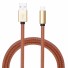 Cablu de date pentru Apple Lightning / USB K640 maro