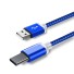 Cablu de date USB / USB-C conector extins albastru inchis